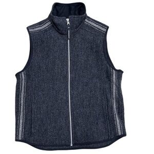 Woolrich John‎ Rich & Bros. Vintage Black Gray TechnoWool Vest Sz M